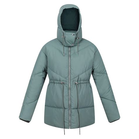 Womens/Ladies Rurie Baffled Padded Jacket (Darkest Forest Green ...