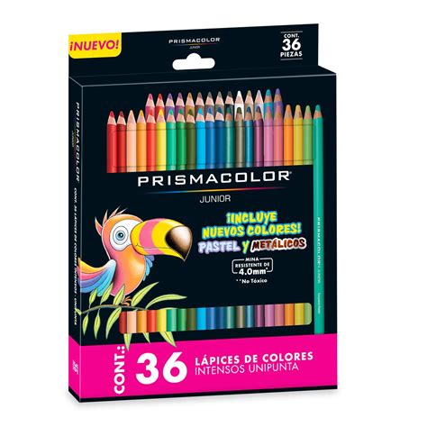 Prismacolor Colored Pencils Set Pack Of 36 With Pastel Metallic ...