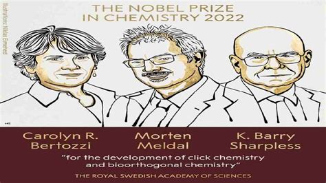 Nobel Prize 2022: Carolyn R. Bertozzi, Morten Meldal, and K.Barry ...