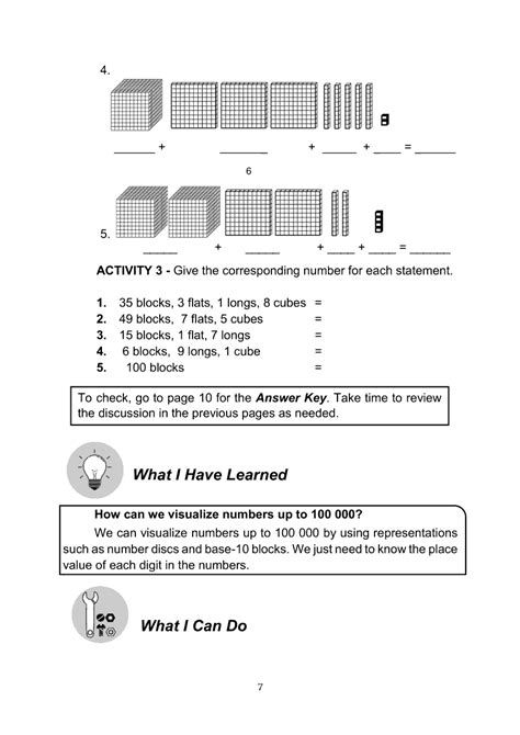 Image result for Visualizing Numbers Grade 4