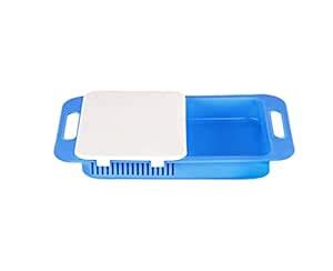 Buy TRUETOUCH ENTERPRISE 3 in 1 Chopping Board with Tray and Strainer ...