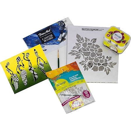 Fevicryl DIY Self Painting Art of India Kit & Pidilite All in One ...
