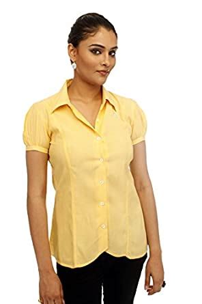 Buy Girl's Mango Formal Shirt with Swarovski Crystal Logo at Amazon.in