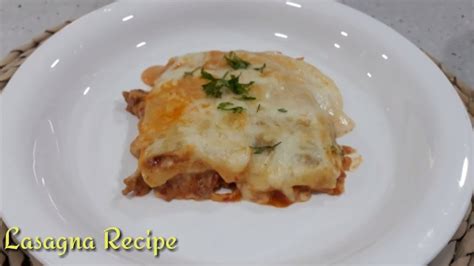 Easy Lasagna Recipe   Beef Lasagna with Bechamel Sauce  