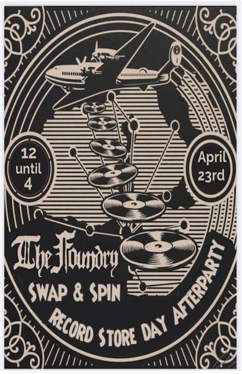 Swap & Spin - Record Store Day Afterparty, The Foundry Concert Club ...