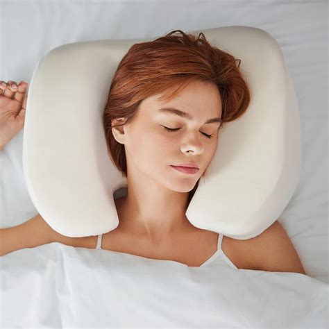 The Best Back Sleeper Pillow, Sleep on Your Back Comfortably, Wrinkle ...
