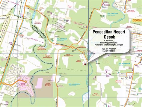 Map Depok Bogor