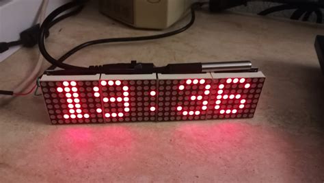 Digital Clock with Arduino MAX7219 的图像结果