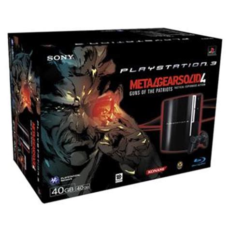Console Sony PlayStation 3 - PS3 40 Go + Metal Gear Solid 4 - Console ...