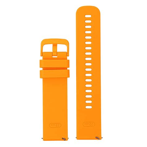 Omax Orange Silicone Smart Watch Strap for All Brands Watch
