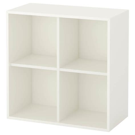 EKET cabinet with 4 compartments, white, 70x35x70 cm (271/2x133/4x271/2 ...