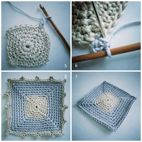 Image result for One Color Crochet Square Pattern