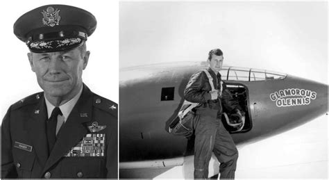 Chuck Yeager - the first person to break the sound barrier. And he did ...