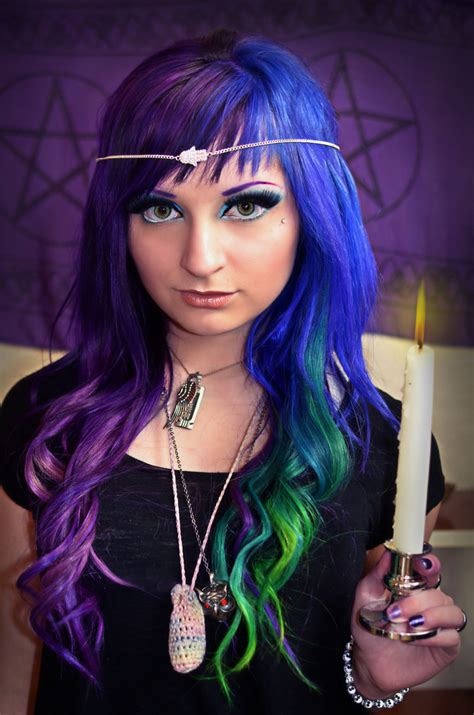Alternative Hair in Purple, Blue and Green - Hair Colors Ideas | Split ...