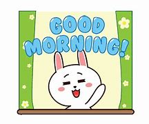 Image result for Cartoon Good Morning Bunny