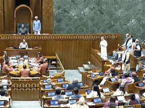 PM Modi says, 'Thank You, Thank You' in parliament Rajnath reprimands ...