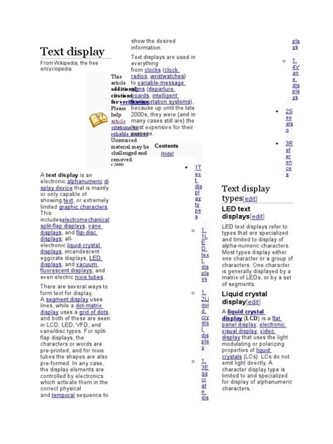 Image result for Screen Text Display Types