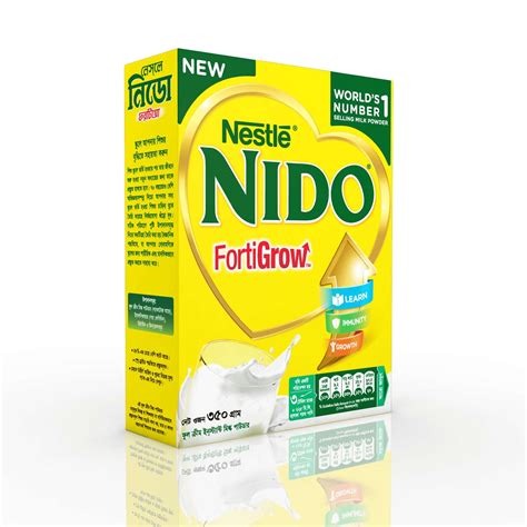 NIDO Fortigrow Full Cream Milk Powder 350g | Bangladesh largest Market ...