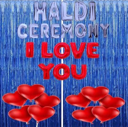 Webble Haldi/Marriage Function Curtains,Balloons Set for Background ...