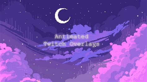 Pixel Sky Twitch Overly Animated Twitch Overlay Sub - Etsy India