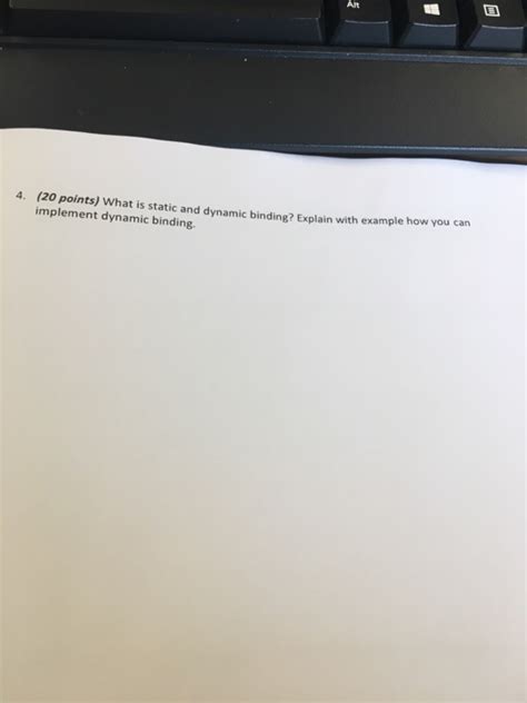 Static and Dynamic Binding Example 的图像结果