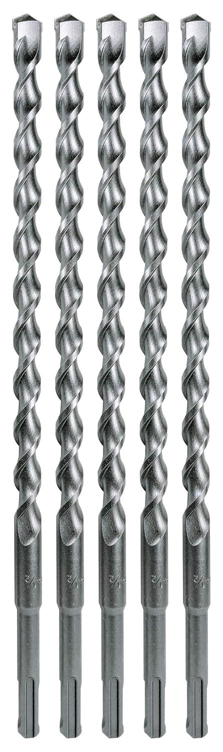 Makita 5 Pack - SDS-Plus 1/2” Drill Bits For SDS+ Rotary Hammers - 10 ...