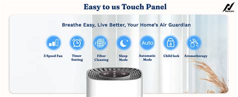 NexLev Smart Air Purifier | Home & Office Use upto 200 sq ft | True ...