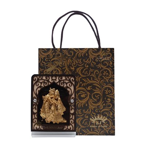 Buy quality Radhekrishna 24k Gold Leaf Frame in Rajkot