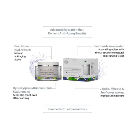 Dewsoft Premia Advanced Moisturizing Cream (50gm) - Cureka - Online ...