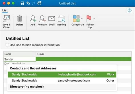 Image result for Outlook Email List Tutorial
