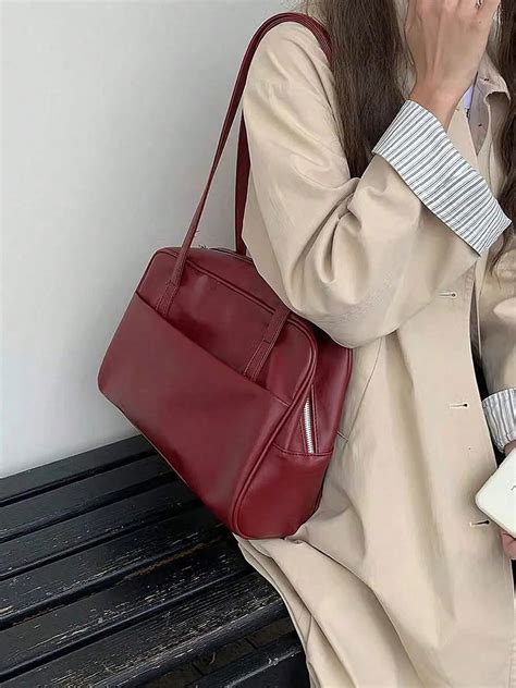 Solid Box Shoulder Bag | Savana | Bestsellers