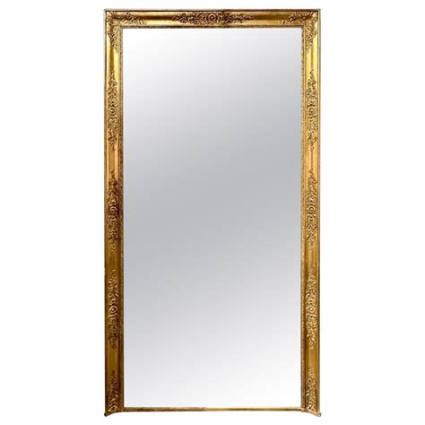 Antique French Transitional Floor Mirror – Legacy Antiques