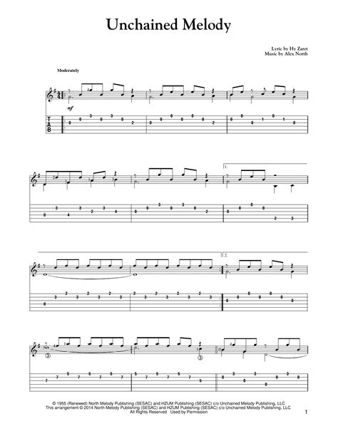 Unchained Melody Lead Sheet , Unchained Melody Sheet Music Piano from ...