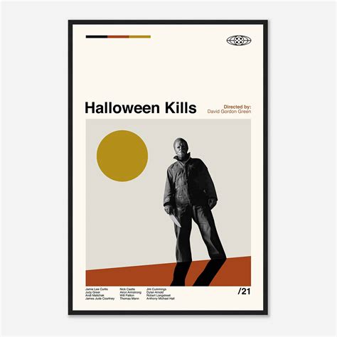 Halloween Kills Poster, David Gordon Green, Retro Movie - Citiesbox