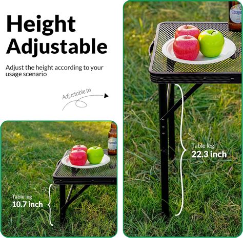 Thallike Portable Folding Grill Table, Lightweight Height India | Ubuy