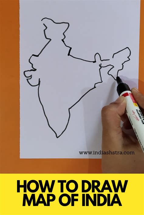 India Map Drawing 的图像结果