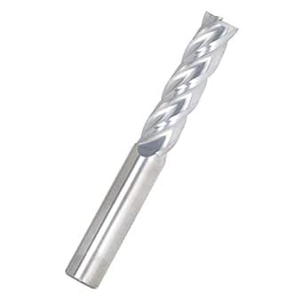 kimllier 1/2 Inch 4 Flute Helix Carbide Square End Mill 30 Degree Fit ...