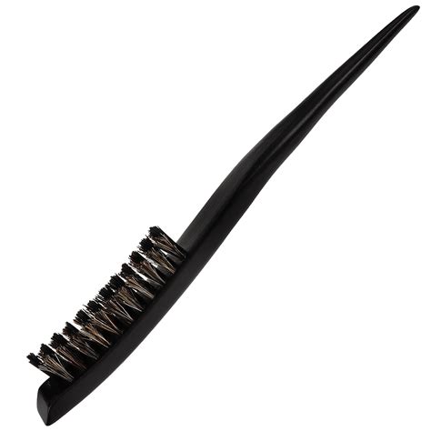 Sensethe Slick Back Teasing Edge Smoothing Bristle Hair Brush for Thick ...