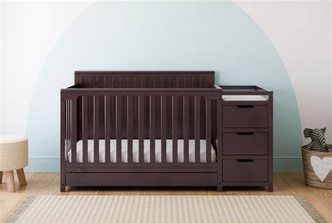 Graco® Hadley 5-in-1 Convertible Crib & Changer with Drawer – Storkcraft