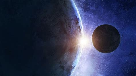 Wallpaper planet, satellite, space, universe, galaxy, planets hd ...