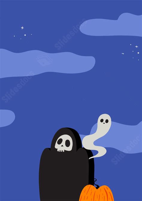 Halloween With A Creative Ghost Twist Page Border Background Word ...
