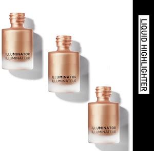 PRILORA pack of 3 liquid shimmer looks highlighter for face & body ...