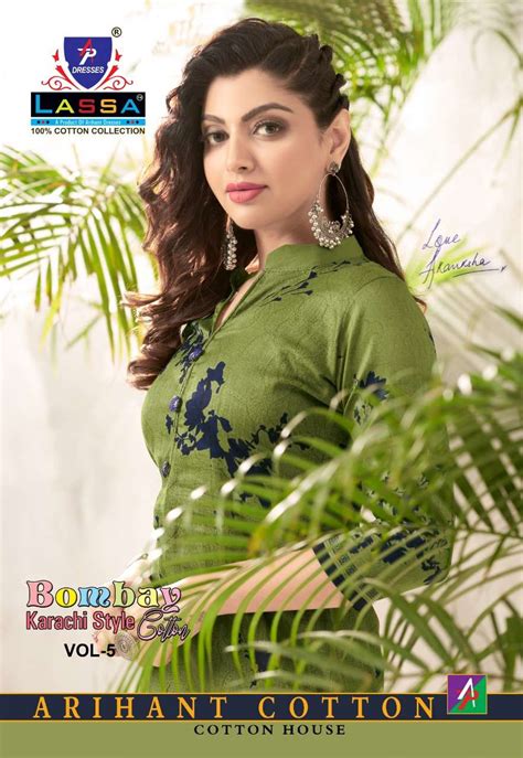 BOMBAY COTTON VOL-6 BY LASSA 6001 TO 6010 SERIES BEAUTIFUL FESTIVE ...