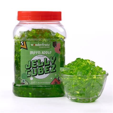 Wonderfrutz Fruit Flavoured Jelly Cubes | Ideal for Kids | Perfect ...
