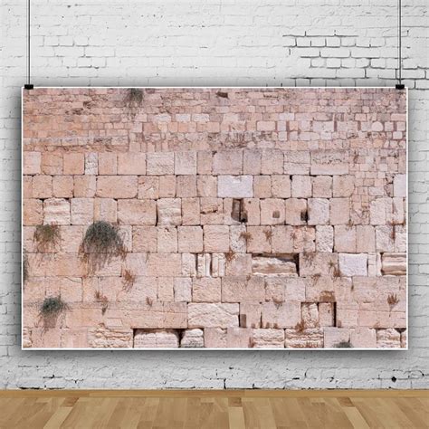 Buy CSFOTO 5x3ft Western Wall Backdrop Jerusalem Photo Background ...