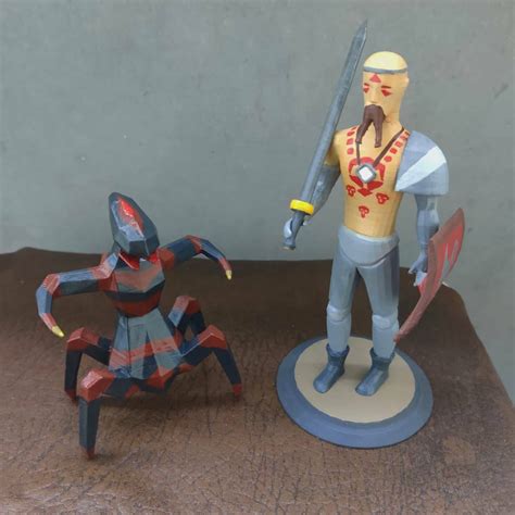 OSRS/Runescape abyssal demon figure 3d print hand painted | Etsy