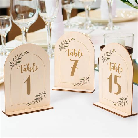 Amazon.com: Table Numbers for Wedding reception - Wedding Table Numbers ...