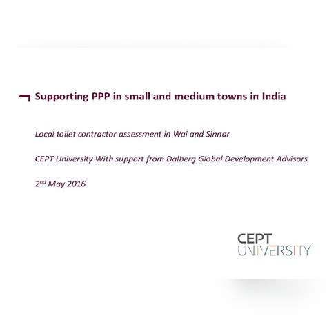 City Sanitation Assessment Through Shit-Flow Diagram- Panchgani ...