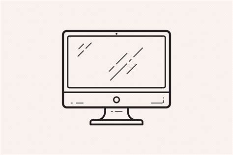 Computer Outline Icon 的图像结果