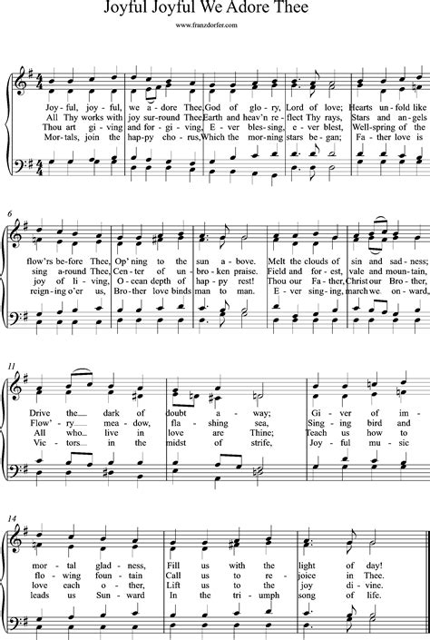 Joyful Joyful We Adore Thee